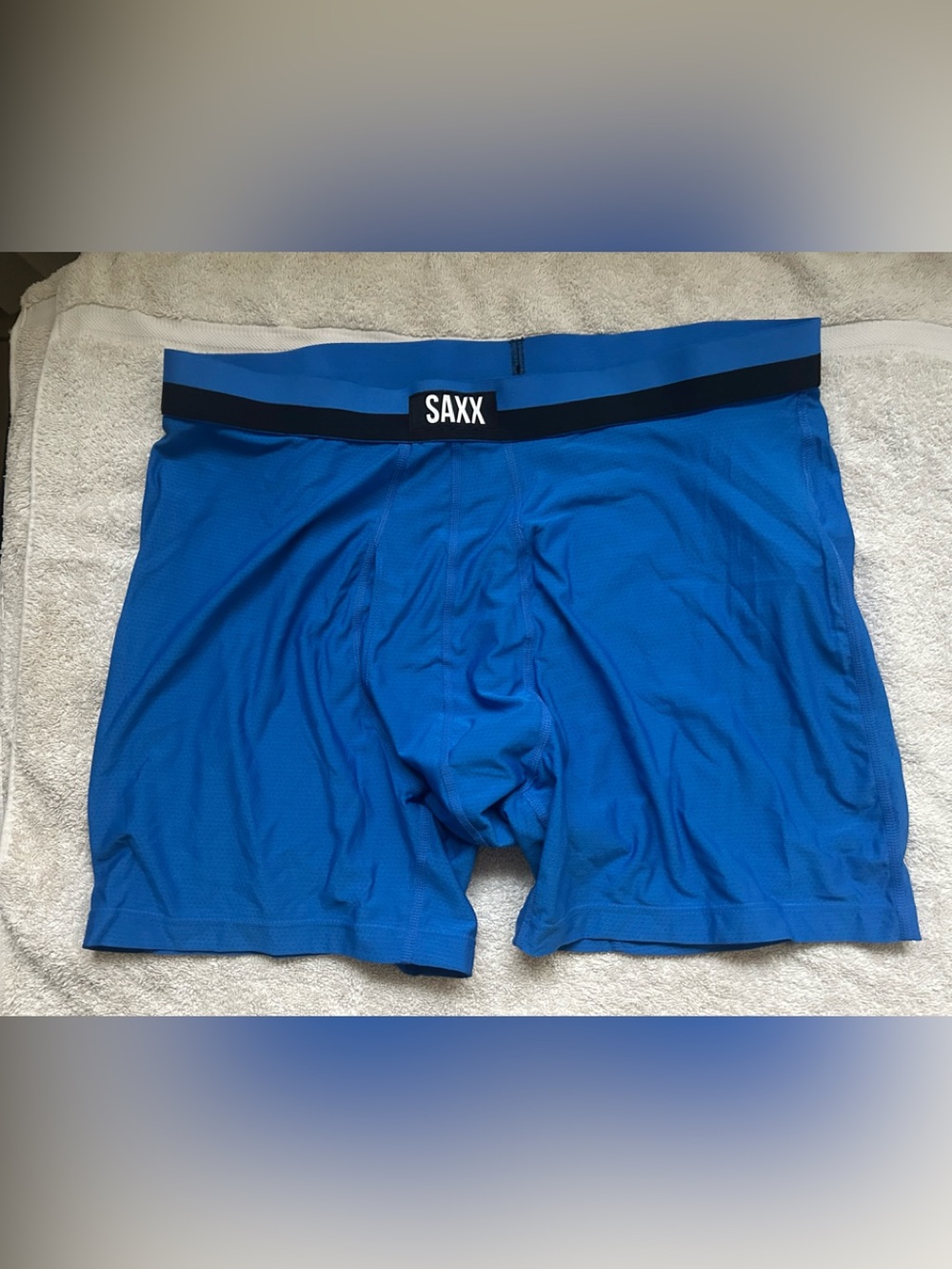 Men’s SAXX Sport Mesh Blue X Large Underwear Boxer Briefs